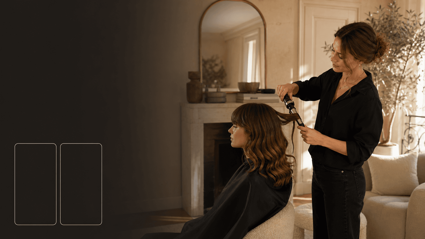 Coiffeuse Hair Lib en prestation à domicile